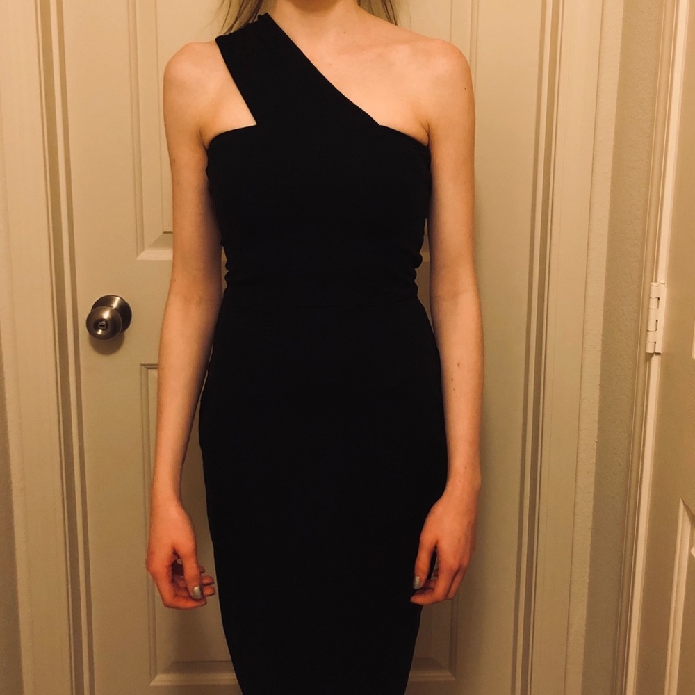 Susana Monaco one shoulder LBD
